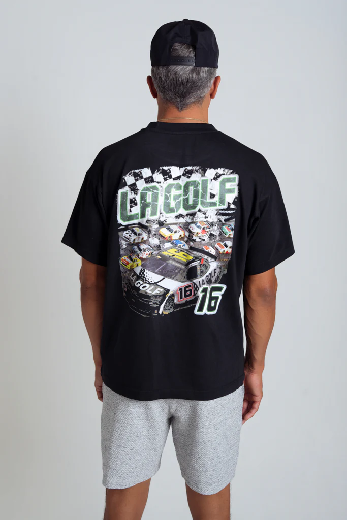 Drive LA Vintage Tee / Washed Black - Image 4