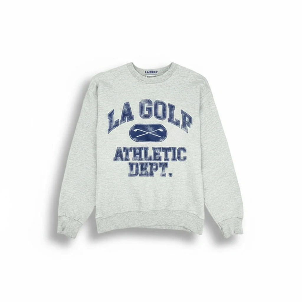 LA GOLF x Firstport Crewneck / Heather Gray