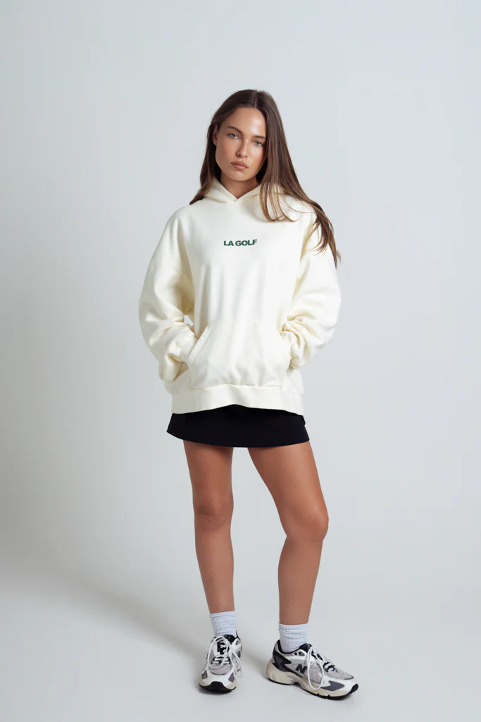 Shield Hoodie / Antique White - Image 3