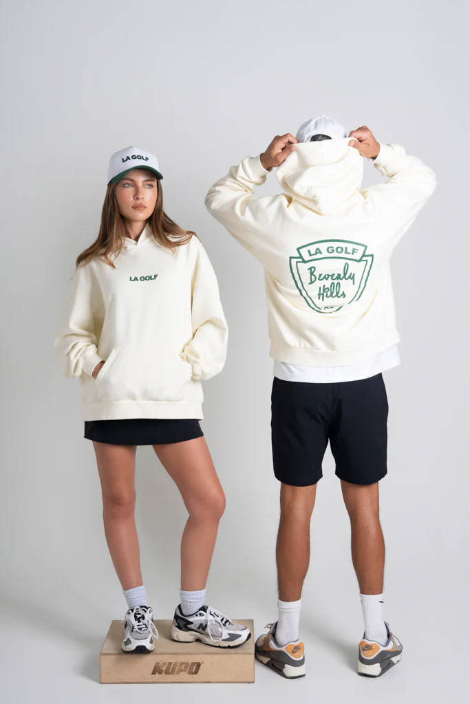 Shield Hoodie / Antique White - Image 5