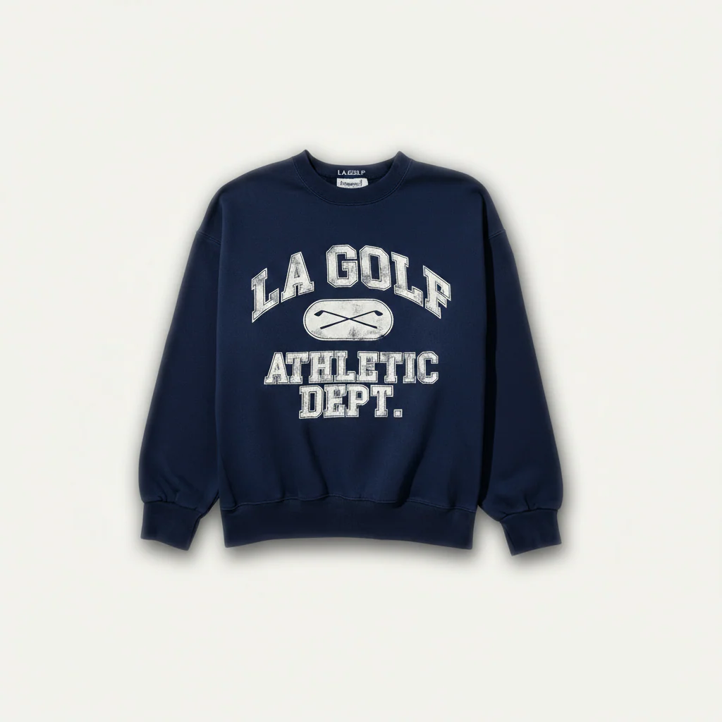LA GOLF x Firstport Crewneck / Navy